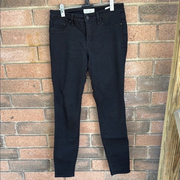 Jessica Simpson Black Denim Skinny Jeans Women's Size 8 - Picture 1 of 10